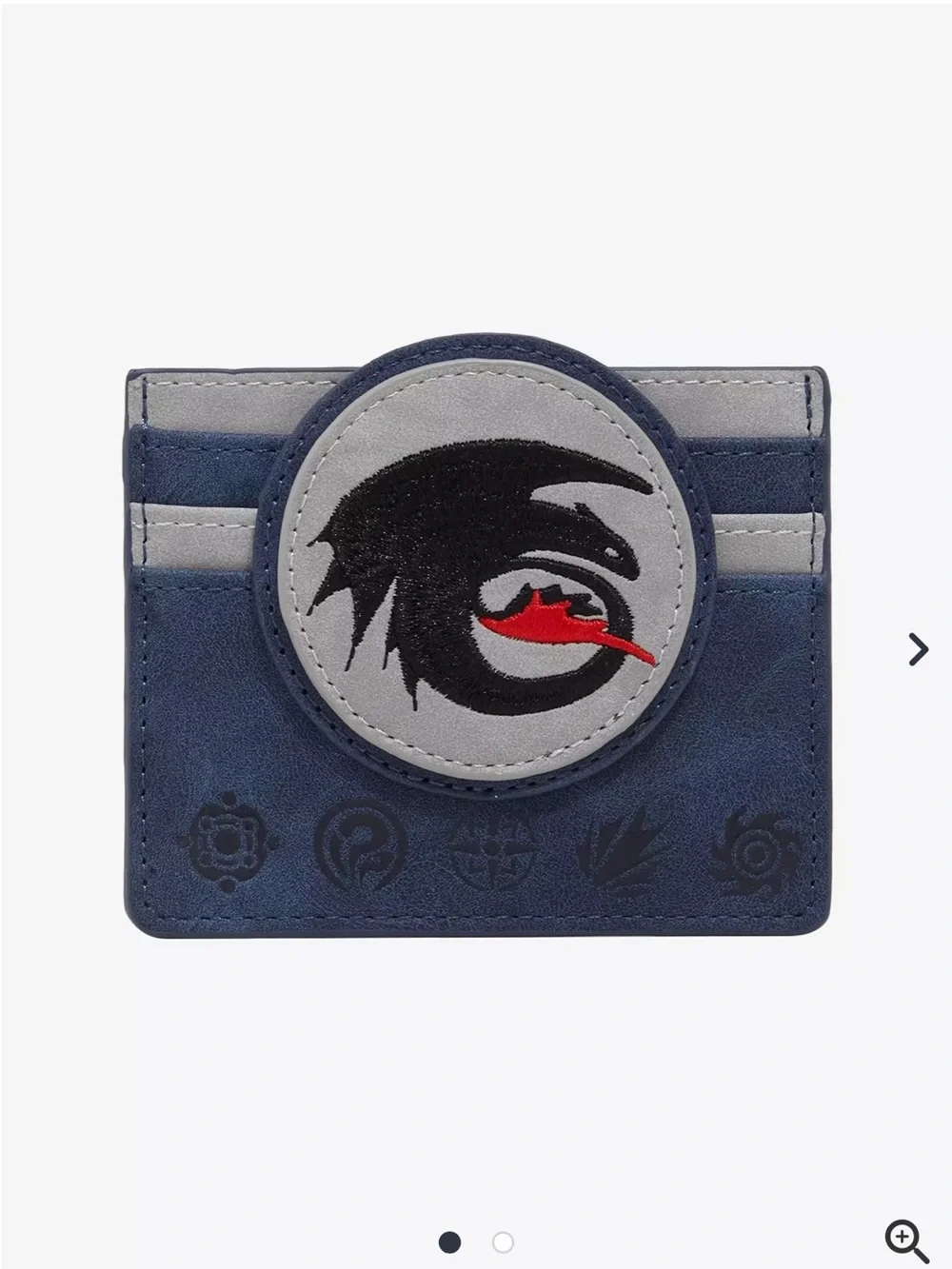 DreamWorks How To Train Your Dragon Toothless Logo Cardholder BoxLunch Exclusive